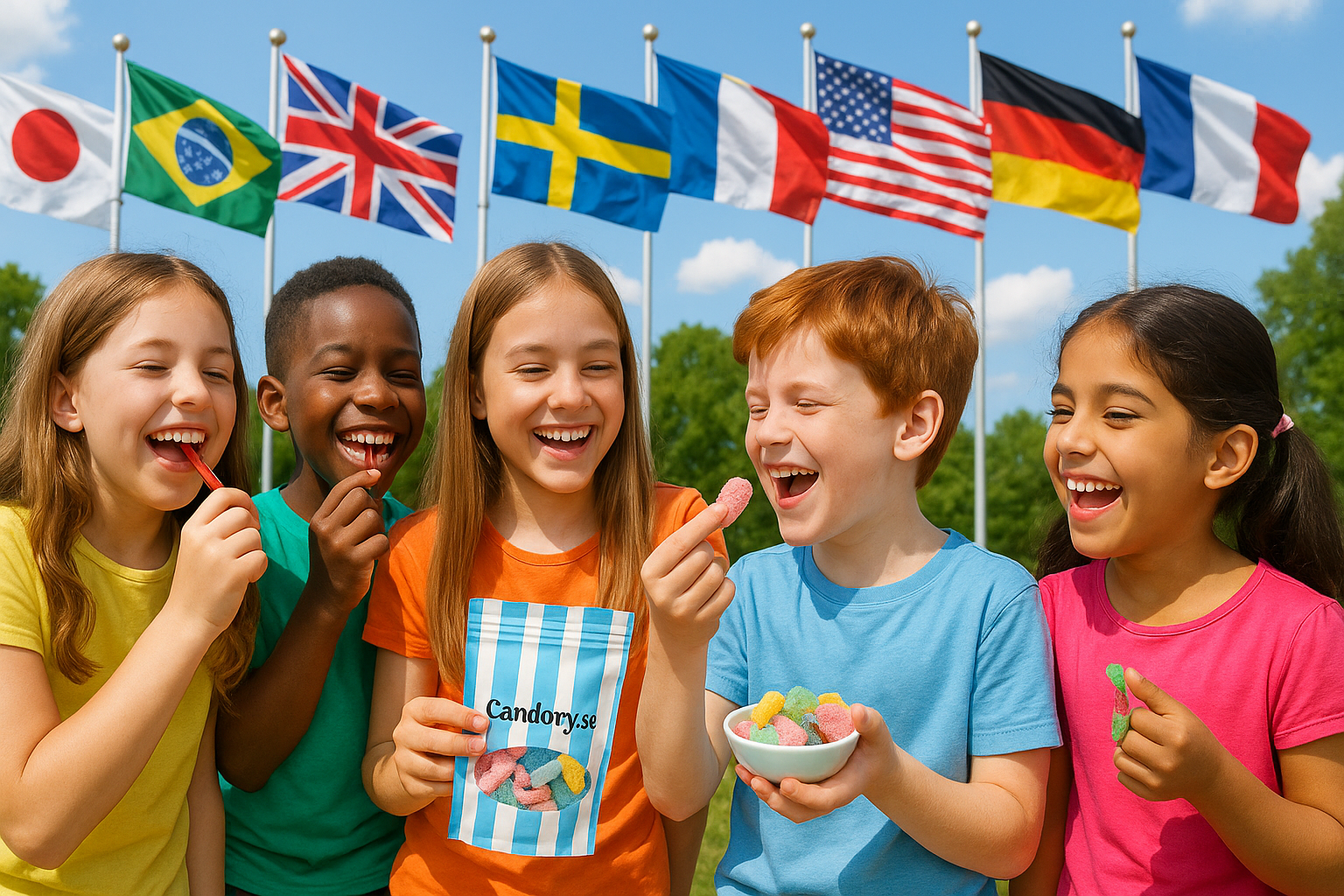 Kids From The World Eating Swedish Candy
